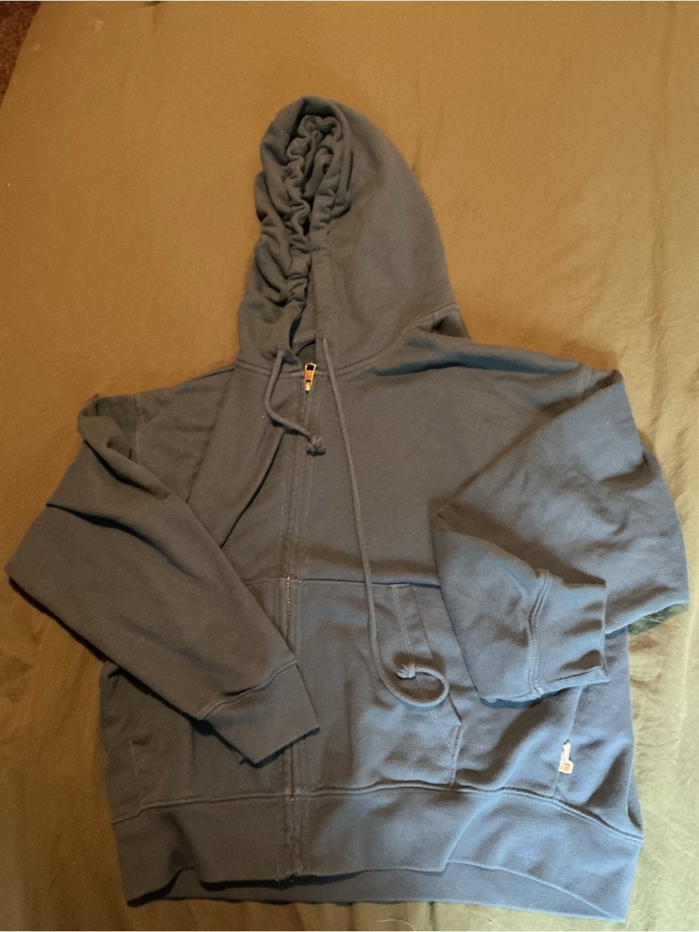 Full-Zip Hoodie in Gray